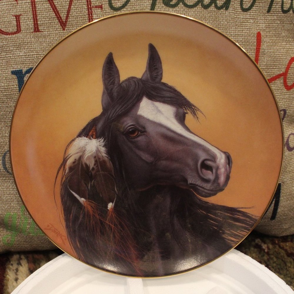 Vintage collector plate BLACK MAGIC Derk‎ Hansen